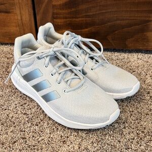 adidas Light Mint Green Mesh Sneakers Cloudfoam